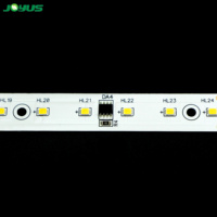 12v 24v Smd2835 Led Bande Lumineuse avec Lentille Lentilles à 170 Degrés 60 Leds/pc 960mm Long 16mm Large Aluminium Pcb 10W 15W 20W IC Blanc
