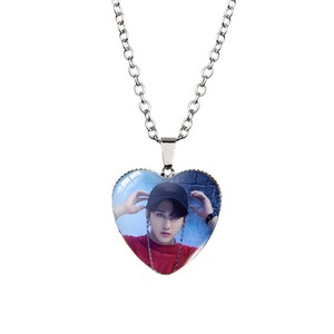 Collier Cœur Personnalisé de Fabrication Adorable d'Idoles Coréennes : Stray Kids, Bangtan Boys – Pendentif Star Célèbre - Product Image 5