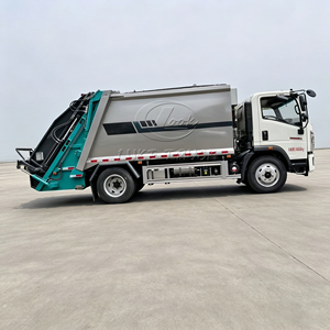 รถบรรทุกอัดขยะ Sinotruk Howo Chassis ขนาด 12 ลูกบาศก์เมตร ระบบอัดไฮดรอลิกคู่ สำหรับเก็บขยะในเขตชุมชนเมือง - Product Image 2