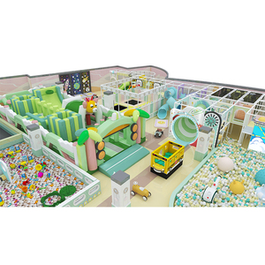 Cong Trượt Thiết Lập Một Sân Chơi Trong Nhà Thiết Bị Quay Mềm Chơi Đi Giỏ Hàng Cho Trẻ Em - Product Image 6
