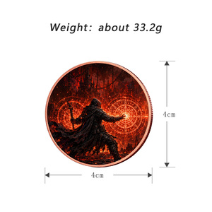 Pièces de monnaie en cuivre pur .999 de 2*1 oz, double face, motif Mythology <span class=keywords><strong>Demon</strong></span> <span class=keywords><strong>Lord</strong></span>, collection Baddies, pièce de 1 oz - Product Image 5