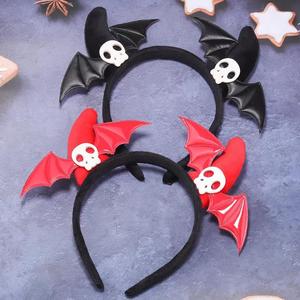 Archetto con corno del diavolo nero vento scuro oggetti di scena per la decorazione della festa di carnevale di Halloween - Product Image 1