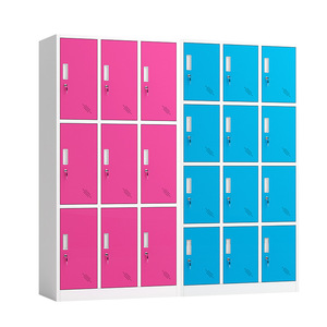 Colored iron sheet cabinets, staff lockers, <b>gym</b> change lockers, luggage storage lockers - Product Image 5