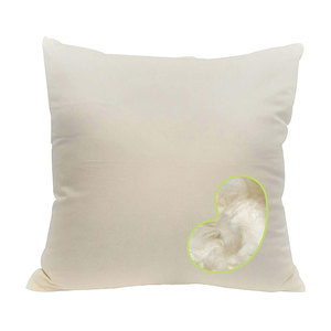 หมอนอิงคอตตอนออร์แกนิกขนาด18X18ยูโรคุณภาพระดับพรีเมียมหมอนอิงเนื้อพื้นเบาะรองนั่งบนโซฟา - Product Image 1