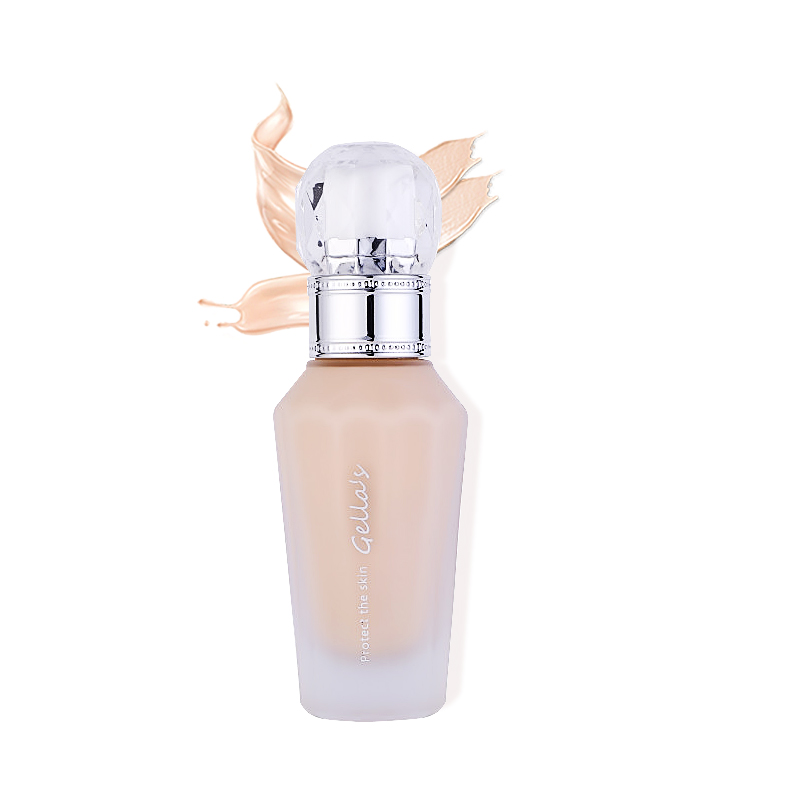 Salubrious Oil-contro Liquid Brush Private Label Liquid Foundation Makeup Beeswax Embosser Bottle Cream Concealer And Foundation