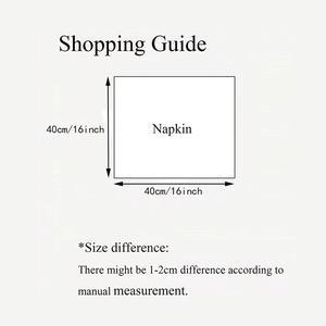 Tùy Chỉnh 16*16 Inch Wedding Party Khăn Ăn Bán Buôn Chống Nhăn <span class=keywords><strong>Polyester</strong></span> Khăn Ăn Cho Nhà Hàng Nhà Bếp Khăn Ăn - Product Image 6