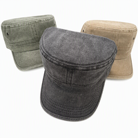 Casquette en coton lavé classique à logo personnalisé pour homme, style décontracté, type trucker ou cadet