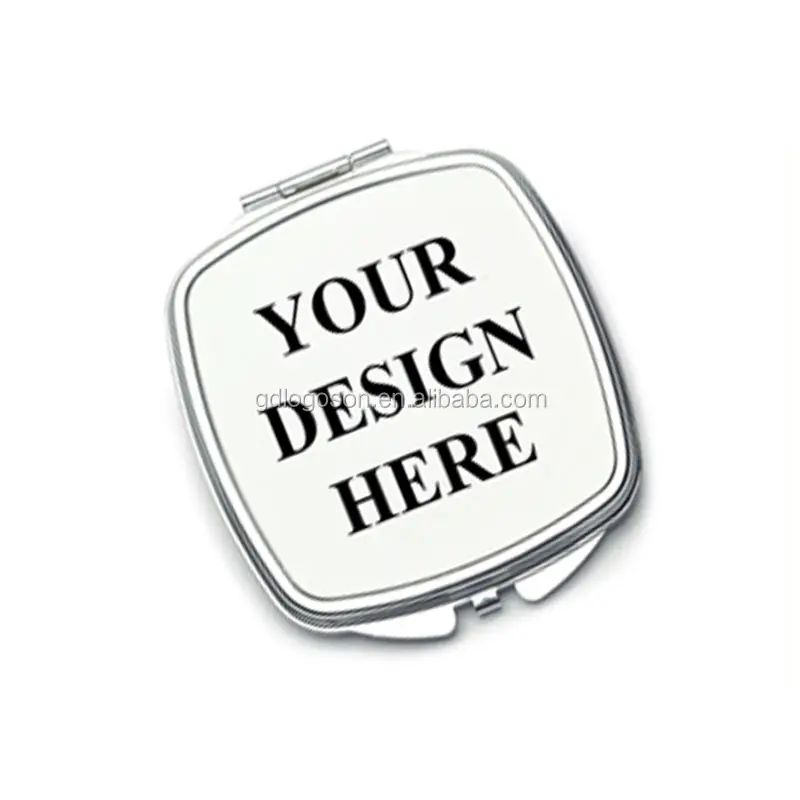 Cadeau promotionnel Souvenirs De Voyage Logo Personnalisé Impression Miroir Compact Promotion