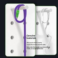 Câble de charge USB Type-C de haute qualité 240W, 1,5m, conducteur en cuivre pur, gaine en silicone souple, pour le chargement de téléphones et tablettes au bureau