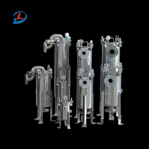 Bag Vessel Swing Bolt Cartridge Stainless Steel Duplex Multi Clamp Filtration System Water Filter Housing