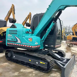 Excavadora usada de buena calidad a la venta, motor importado, pequeña excavadora Kobelco SK75 SK75SR, excavadora doméstica para granja - Product Image 1