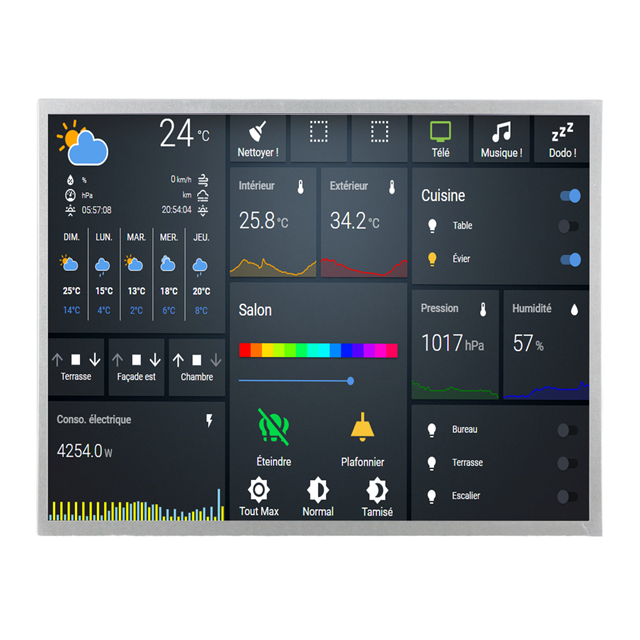 9 Inch IPS TFT LCD Modules Patient Monitor RGB 50 Pin Panel 1024x600 Resolution LCD Screen Din Rail Mount 1000 Nits Brightness