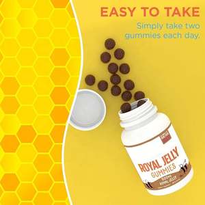 Caramelle Gommose alla Pappa Reale OEM ODM, Supporto per la Salute della Pelle, Superalimenti Naturali, Caramelle al Miele e Pappa Reale - Product Image 2