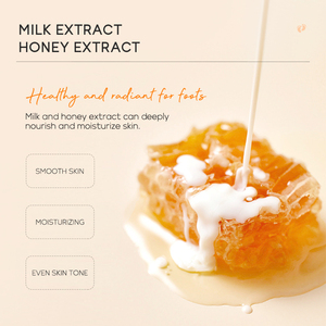 Cera para Pies con Leche y Miel QUIYUM 50g, Etiqueta Privada, Cuidado Diario de la Piel, Cosmético Coreano, Mascarilla Exfoliante para Pies - Product Image 4