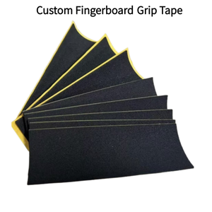 Bande adhésive antidérapante en mousse de caoutchouc noire prédécoupée sur mesure pour skateboard, trottinette et fingerboard - Product Image 1