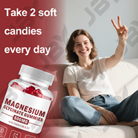 Gummies de magnésium JBY Private Label 500mg – Formule Sommeil & Relaxation – Sans Sucre – Produit Végétalien
