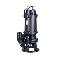 Pompe submersible anti-colmatage série QW 380V pour eaux usées industrielles avec rotor de découpe