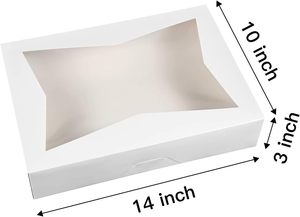 Boîtes en papier personnalisées de haute qualité pour boulangeries en Chine, boîte à donuts sur mesure avec fenêtre, vente en gros, prix abordable - Product Image 3