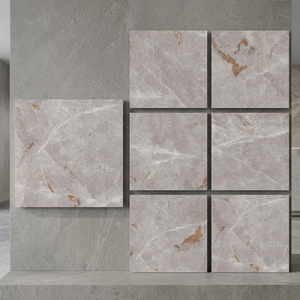 Azulejos de Porcelana Pulida y Esmaltada Esprada Marrón de 800x800 mm, Inspirados en la Piedra Natural para Pisos de Primera Calidad - Product Image 3