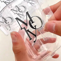 Autocollants de transfert 3D UV DTF personnalisés avec logo, étiquettes adhésives permanentes imperméables pour métal, verre, bouteilles en plastique, boîtes, emballages