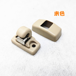 Clips para visera de sol para Lavida Passat Bora Polo Fabia Golf 4, fijación de tornillos de plástico beige, reemplazo de sujetador automático - Product Image 1