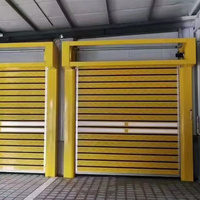 Porte spirale à haute vitesse, isolée thermiquement, certifiée CE, pour économie d'énergie industrielle