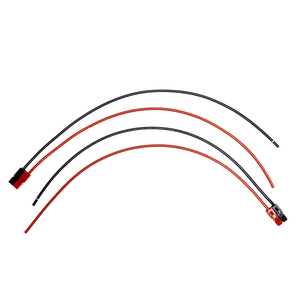 Kabel Ekstensi JST JR 2 Pin Merah Hitam Kustom Pabrik untuk Paket Baterai/Penggunaan Industri - Product Image 1