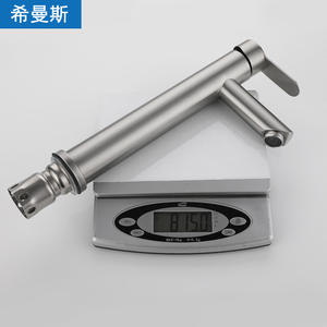 Robinet de lavabo surélevé Himans en acier inoxydable 304, monocommande, à poser sur le comptoir, style moderne, avec cartouche céramique - Product Image 4