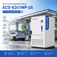 Efisiensi Perjalanan Dua Arah 87% Kabinet Penyimpanan Energi LFP Berpendingin Udara 241kWh ECO-E241WP-2A untuk Bangunan Komersial
