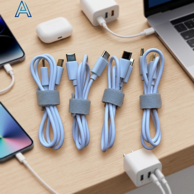 50CM 60CM customize size length PVC USB charging cable for phone adapter power bank cable durable low price USB-C Type-C
