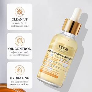 Suero Facial para Eliminar <span class=keywords><strong>el</strong></span> Acné de Alta Calidad al por Mayor, Ácido Ascórbico, D-Pantenol, Cuidado con Oligopéptidos-1, Esencia - Product Image 1