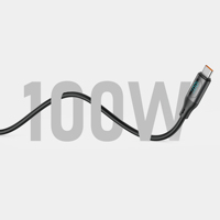 Cable de Datos USB4 Tipo C Budi, Cable de Carga Rápida PD100W, Transferencia de Datos USB-C 8K60Hz 40Gbps, 100W 5A 20Gbps 4K60Hz, Cable para Teléfono