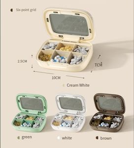 Tổ chức thuốc cầm tay 7 ngày với các ngăn AM/PM-Hộp Thuốc Du Lịch Chống rò rỉ để sử dụng hàng ngày vật liệu PP cấp thực phẩm - Product Image 4