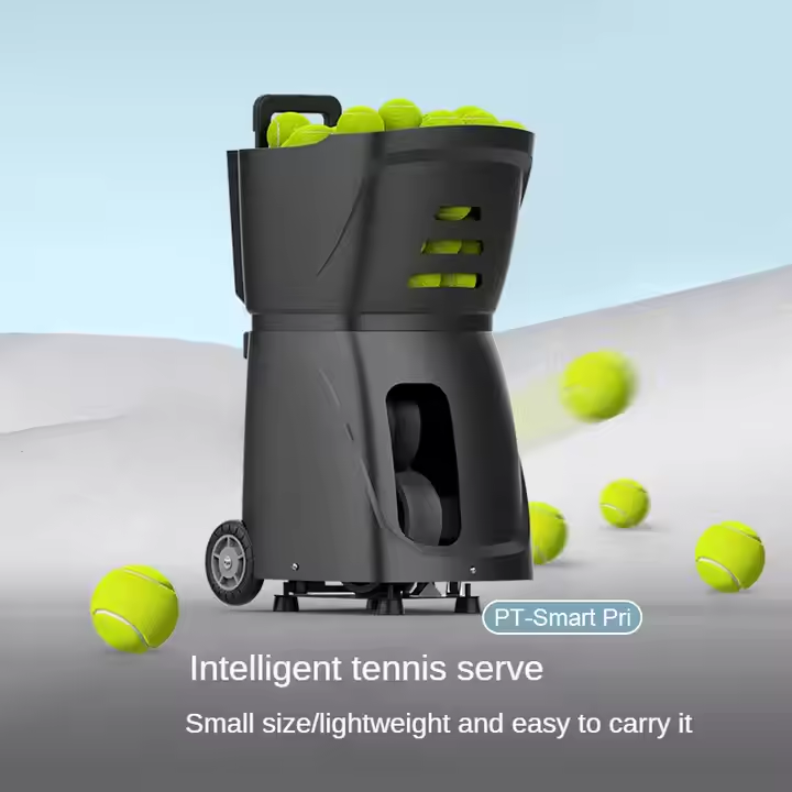 Newchance PT SMART PRO Automatic Smartphone APP Tennis Serve Machine - Beginner Trainer Practice Launcher Ultimate Tool in Stock