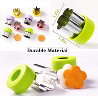 27 Stuks Roestvrijstalen Groente Fruit Cutty Stempels Mal Voedsel Decoratieve Vorken Voor Kinderen Diy Bento Box Accessoires Set