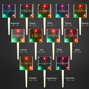 कस्टम प्रिंट संकेत केक टॉपर बारह राशि के टॉपर्स के लिए बारह राशि वाली पार्टी स्टार चुनें - Product Image 4