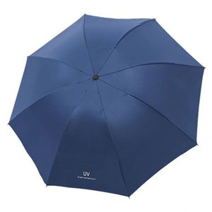 Parapluie promotionnel compact, imperméable, avec revêtement noir anti-UV, pliable en 3 sections, personnalisable avec logo OEM, pas cher, pour commandes en gros - Product Image 4