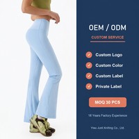 Pantalon de yoga évasé taille haute, couleur unie, longueur intégrale, ultra doux, coupe bootcut, effet ventre plat, rehaussement des fesses, respirant, séchage rapide, extensible dans les 4 sens