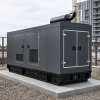 Groupe électrogène diesel silencieux de type canopy de 100 kW pour alimentation de secours d'urgence, triphasé 400 V 50 Hz
