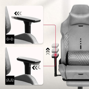 เก้าอี้เกมมิ่งสุดหรูสำหรับขาย Lol Silla Gamer โฟมแบบ Cold-Cured ระบบยกแก๊ส Class 4 เก้าอี้เล่นเกมคอมพิวเตอร์แบบแข่ง<span class=keywords><strong>รถ</strong></span> พร้อมพรม - Product Image 6