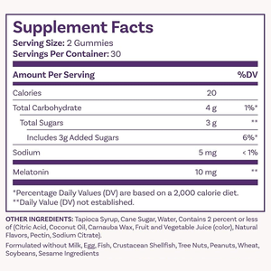 Rosebest Vente en gros OEM Marque privée Supplément de mélatonine 10mg saveur fraise naturelle sous forme de bonbons pour un sommeil profond et un endormissement plus rapide - Product Image 2