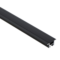 Profilé en aluminium LED encastré de qualité supérieure, résistant aux taches, avec film protecteur, pour façade de hall