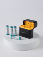 Kit de chargeur de batterie rechargeable Li-ion AA 1,5 V Keeppower I4, 4 batteries 4300 mWh P1450I2 incluses, USB-C, appareil photo, haute puissance de décharge 10 W