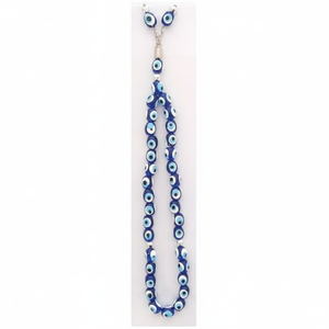 2 X 11 cm Plastic Evil Eyes Rosary Fine <b>Beaded</b> <b>Bracelets</b> - Product Image 2