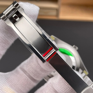 Montres mécaniques automatiques 41 mm en métal doré avec lunette lisse, cadran bleu turquoise, date, montre de luxe pour <span class=keywords><strong>homme</strong></span>, montre sportive - Product Image 5