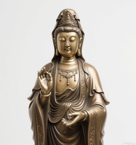 รูปปั้นพระโพธิสัตว์ทำจากทองสัมฤทธิ์ขนาดใหญ่รูปปั้นตกแต่งรูปปั้นโลหะหล่อทางศาสนาพระพุทธรูปกวน<span class=keywords><strong>อิ</strong></span><span class=keywords><strong>ม</strong></span><span class=keywords><strong>ยืน</strong></span> - Product Image 2