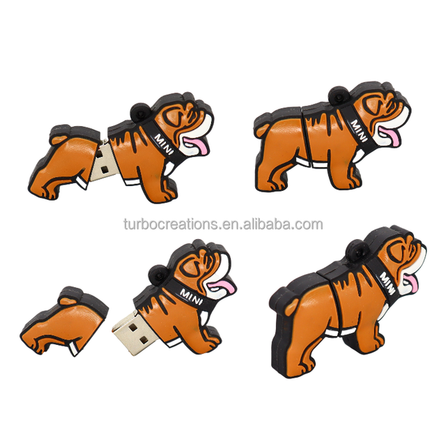 Custom Promotional Gifts Animal Dog Shape USB 2.0 Pendrive 4GB 8GB 16GB 32GB 64GB USB 3.0 Usb Flash Drives With Customized Logo