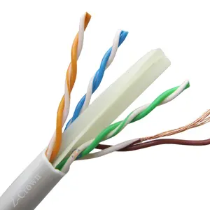Hot selling twisted pair armored cable-cat6 23awg flat utp 1000mbps cat6 ethernet rj45 patch cord cable suppliers