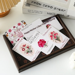 Tarjeta de Felicitación para el Día de la Madre, Mamá, <span class=keywords><strong>Te</strong></span> <span class=keywords><strong>Amo</strong></span>, Ramo de Flores, Decoración con Flores Frescas, Materiales para Manualidades - Product Image 2