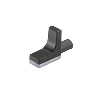 Support métallique pour armoire, cloison, penderie, étagère à axe articulé, colonne fixe en verre, support d'étagère épaissi